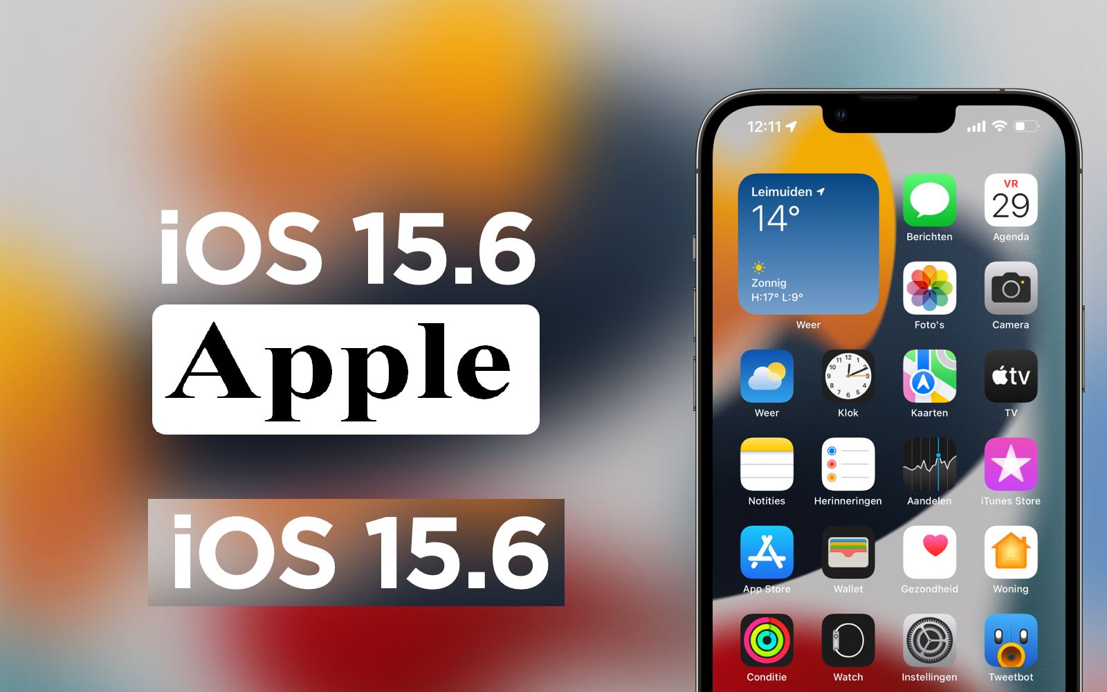 تحديث آبل iOS 15.6