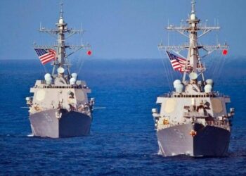 19 2022 637972680056064255 606 لأول مرة منذ زيارة بيلوسي.. سفن أمريكية تعبر مضيق تايوان