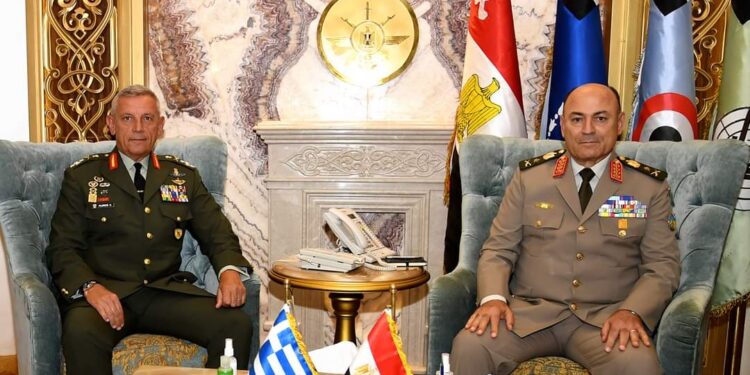 FB IMG 1661954631085 رئيس الأركان: التعاون العسكري "المصري - اليوناني" يهدف إلى دعم السلام والاستقرار في المنطقة