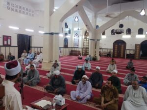 IMG 20220830 WA0020 انطلاق فعاليات مجلس الإقراء الأول بمسجد النور في مدينة طيبة بالأقصر