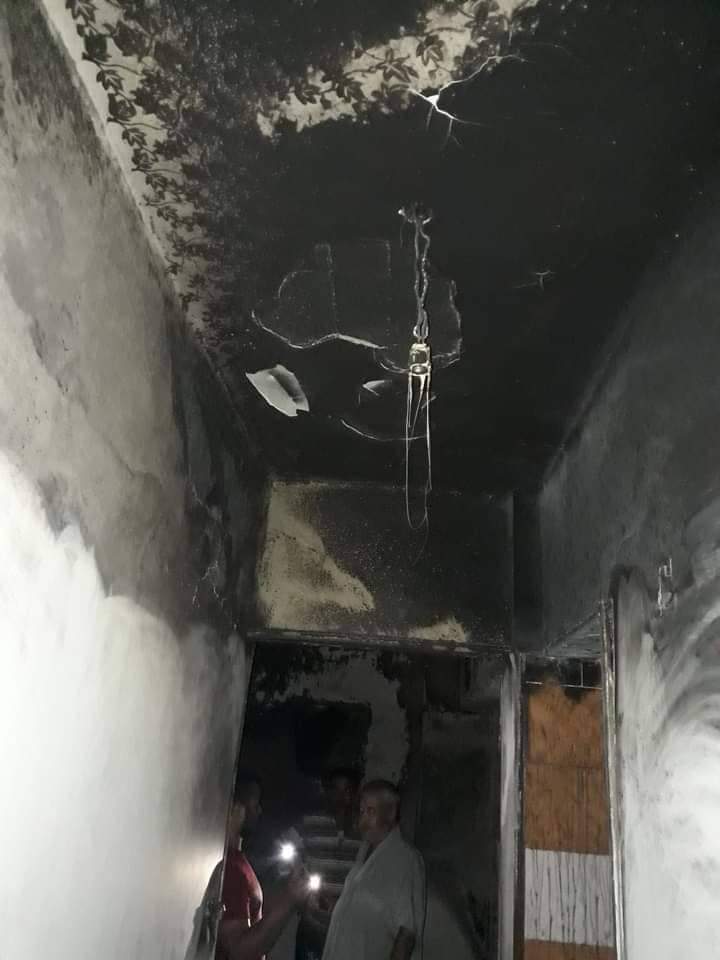 حريق شقة سكنية بالشيخ زايد 