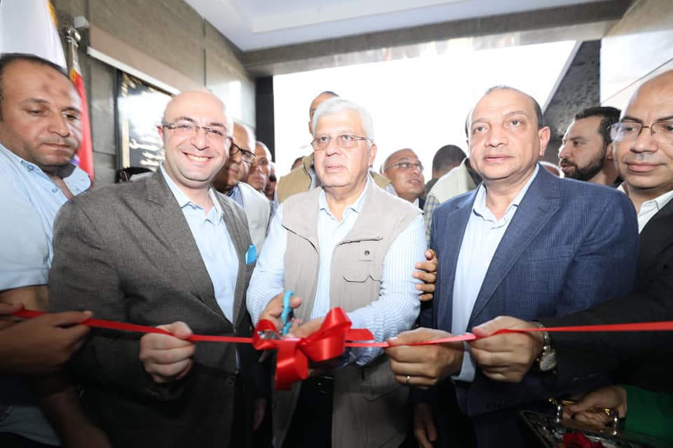 افتتاح مشروعات جامعة بني سويف