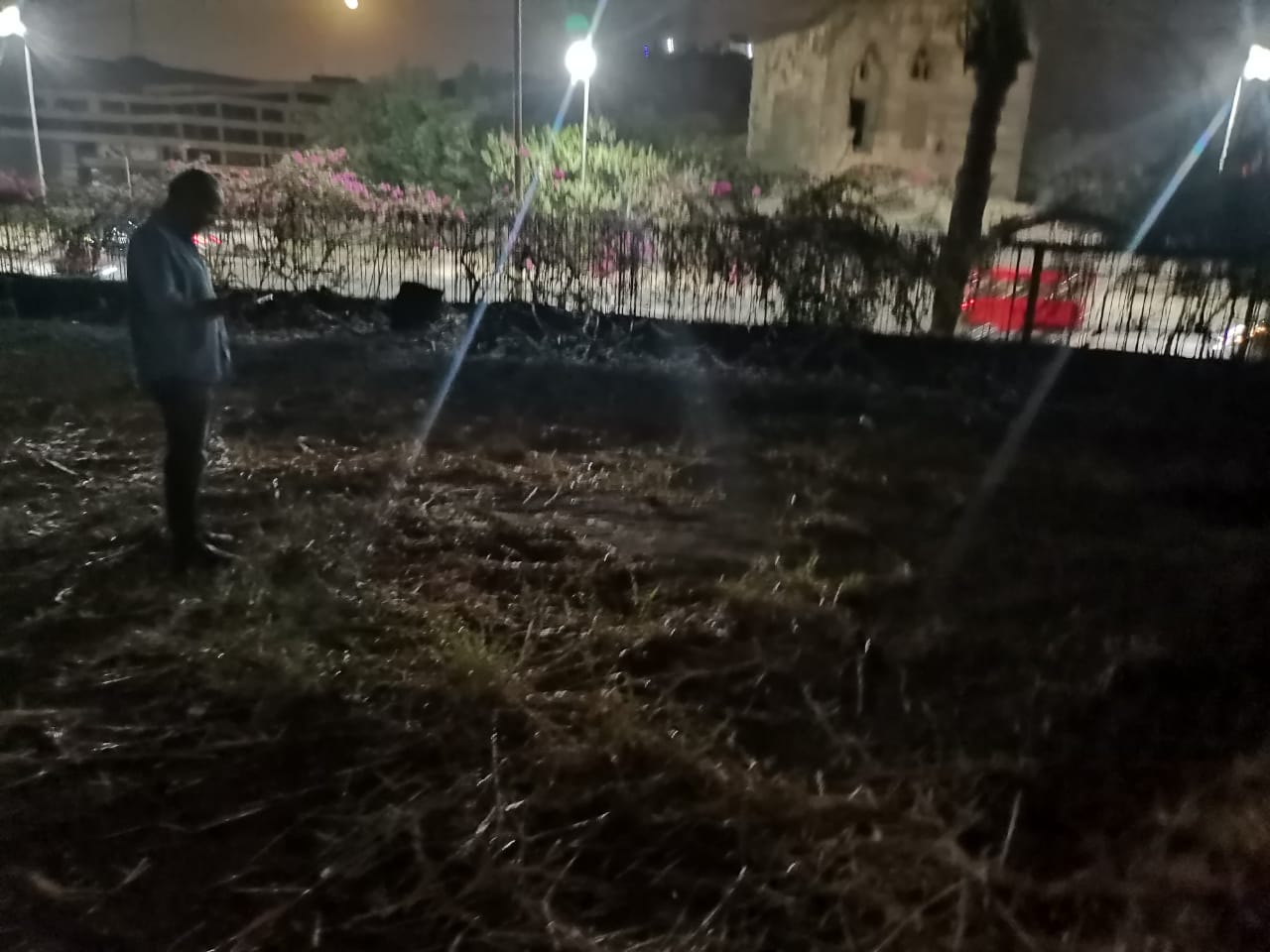 السيطرة على حريق بالقرب من قلعة صلاح الدين بالقاهرة