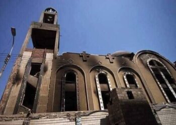 حريق كنيسة أبوسيفين بالجيزة