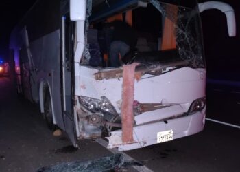 حادث اتوبيس سياحي بجنوب سيناء