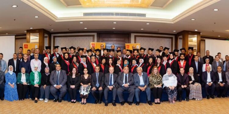 IMG 20220927 WA0002 ماكدونالدز تحتفل بتخريج 120 طالب من برنامج التعليم التبادلي مع جامعة حلوان