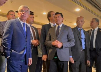 جولة توماس باخ في العاصمة الإدارية رئيس الأولمبية الدولية يزور مدينة مصر الأولمبية بالعاصمة الإدارية الجديدة