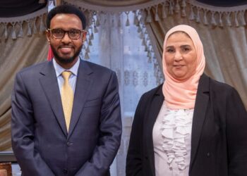 القباج و وزير الشئون الاجتماعية الصومالي