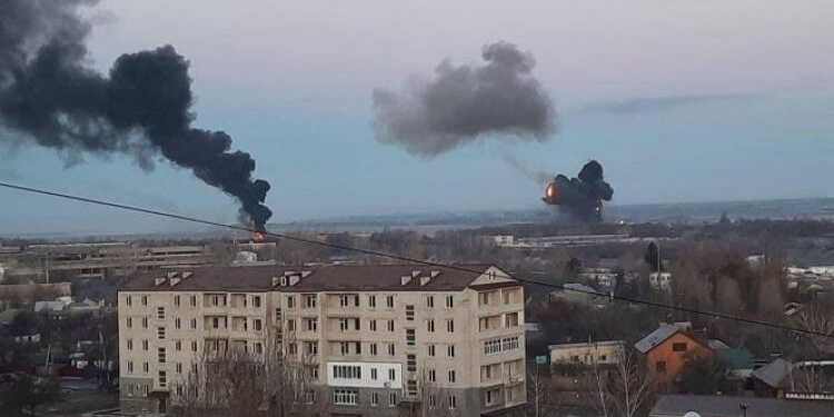 قصف أوكراني لمدينة دونيتسك