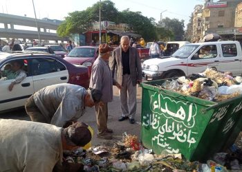 حى غرب المنصورة: حملات نظافة ورفع قمامة وزيادة المسطحات الخضراء