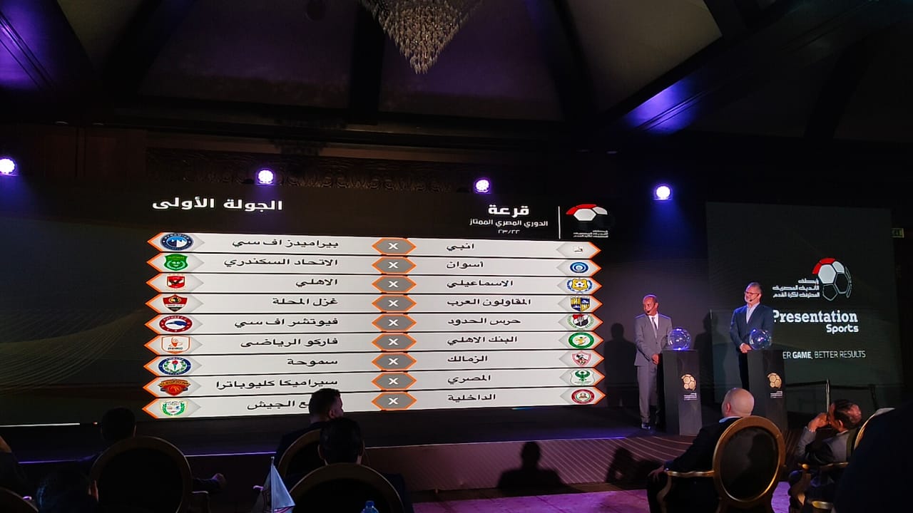 IMG 20221009 WA0010 1 مواجهات نارية للقطبين.. قرعة الدوري المصري 2023