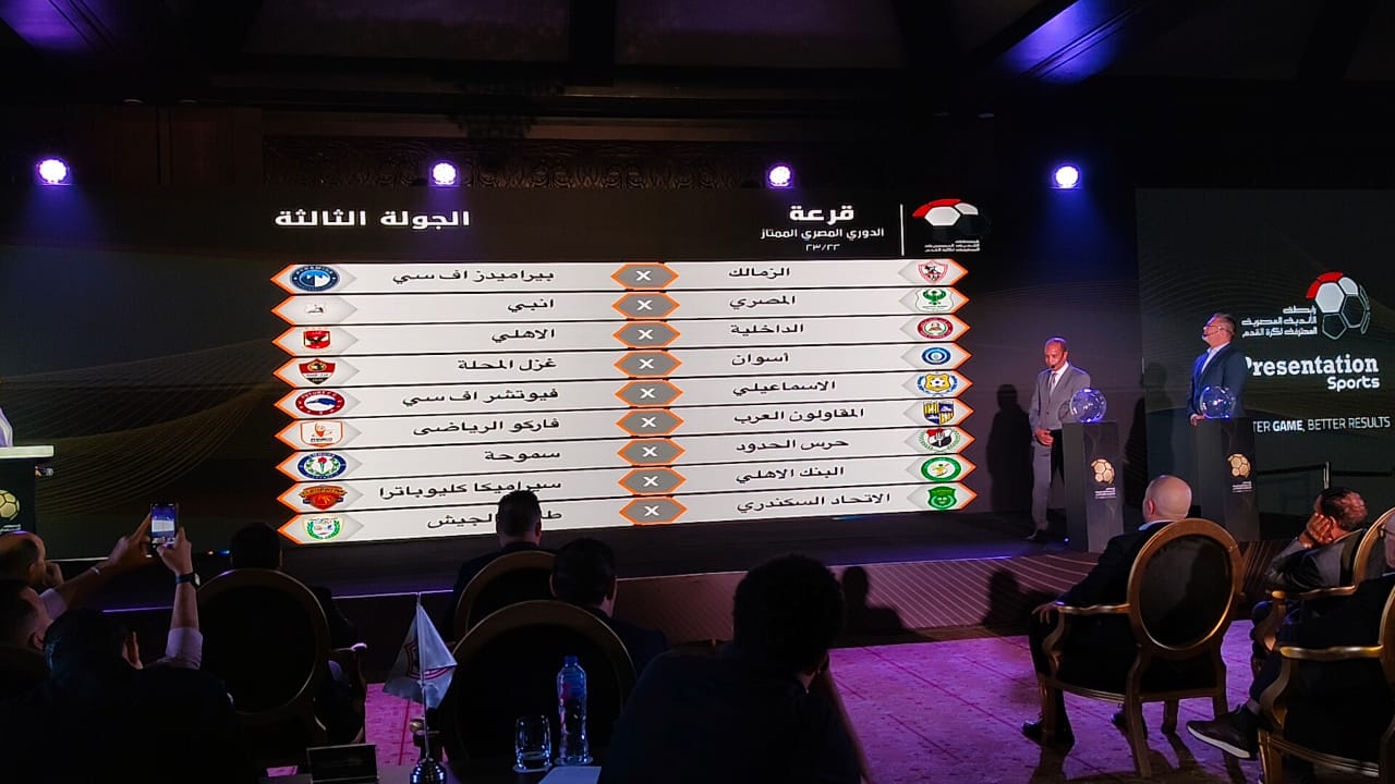 IMG 20221009 WA0012 مواجهات نارية للقطبين.. قرعة الدوري المصري 2023