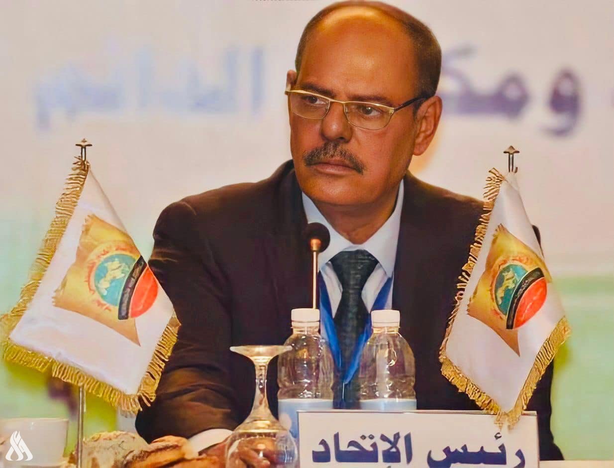 مؤيد اللامى نقيب الصحفيين العراقيين، رئيس اتحاد الصحفيين العرب