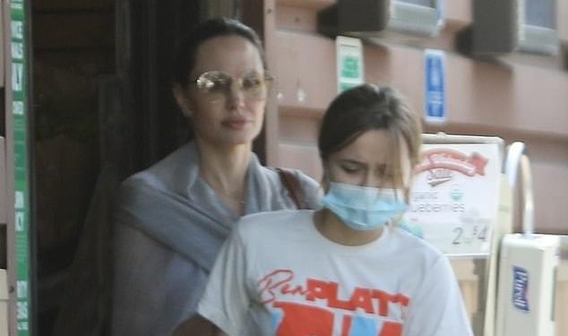 أنجلينا جولى تتسوق مع ابنتها بعد معركة طلاق مع براد بيت|صور