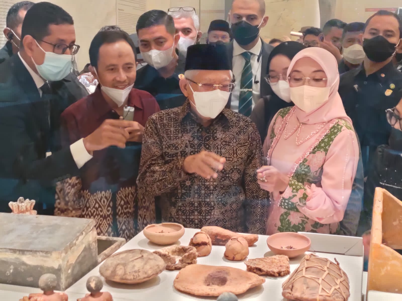 2022 638033593586146258 614 نائب رئيس أندونيسيا يزور متحف الحضارة