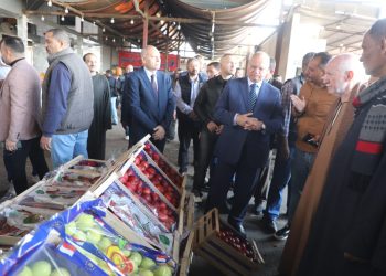 محافظ القاهرة يتفقد سوق العبور