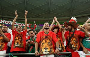 جماهير المغرب أمام البرتغال