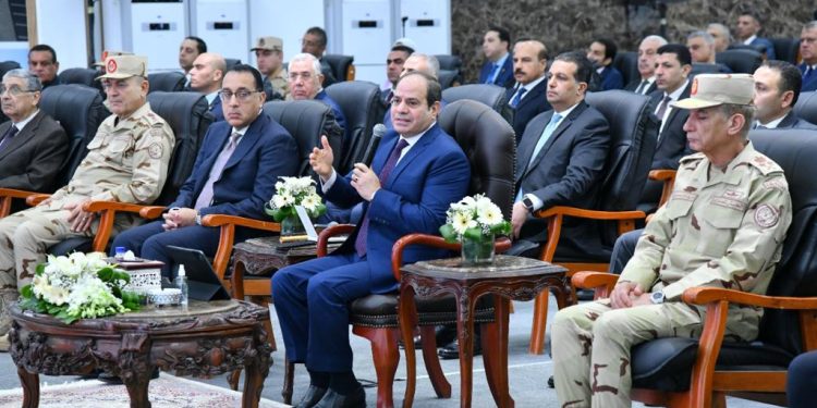 IMG 20221205 WA0031 رسائل الرئيس السيسي للمصريين في افتتاح محور التعمير