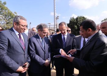 وزير الإتصالات يتفقد الأعمال الإنشائية لمركز إبداع مصر الرقمية بجامعة طنطا