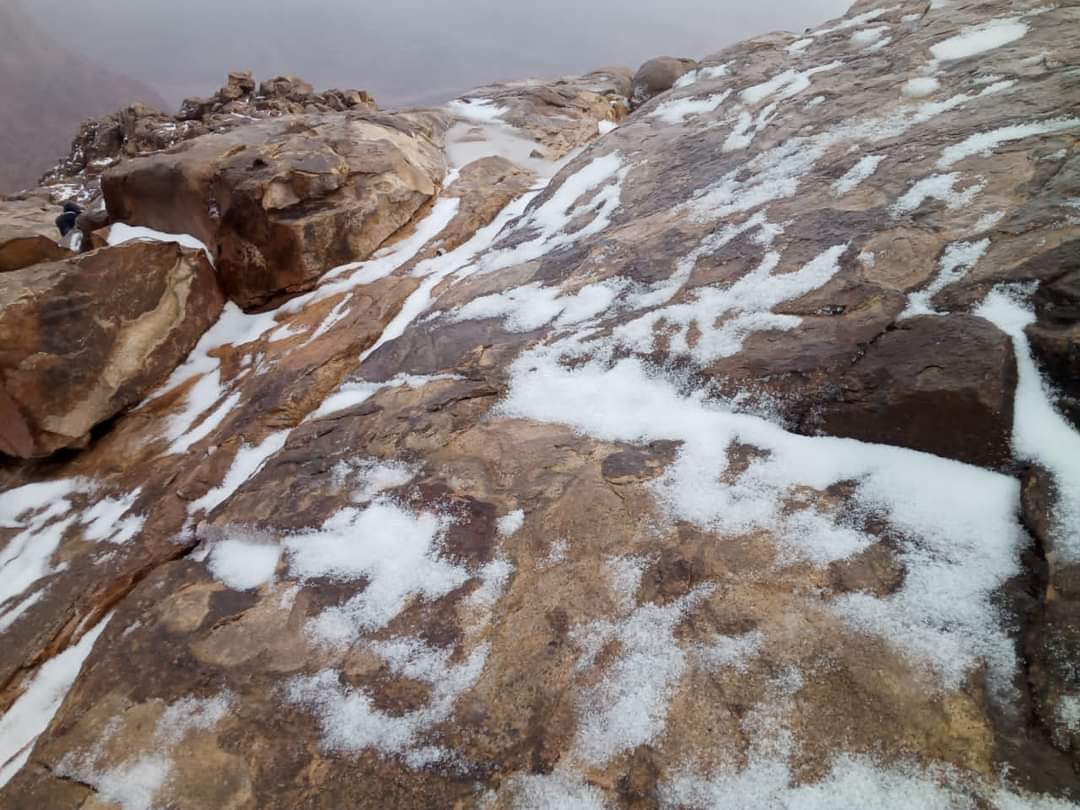 2023 638083755181959838 195 صور| الثلوج تزين جبل موسى بسانت كاترين