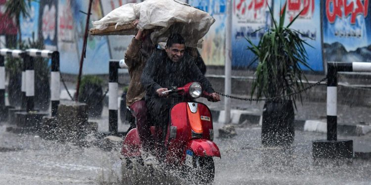 سقوط أمطار في مصر
