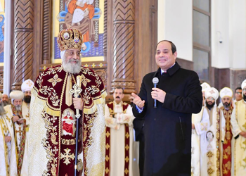 السيسي والبابا الداعية أماني الليثي: تهنئة الأقباط بعيد الميلاد طاعة لله