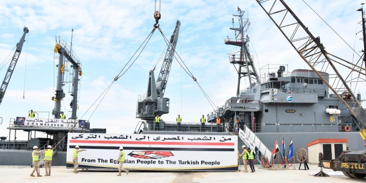 332122961 630755118780241 66592607002280741 n قافلة مساعدات مصرية لسوريا وتركيا بحراً