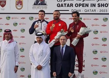 84F3E27D 6A4D 4C78 A483 D8B25EEF018E المصري عزمي محيلبة يفوز بالميدالية الذهبية ببطولة قطر المفتوحة للخرطوش