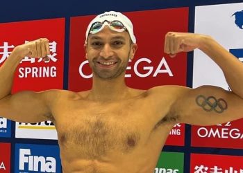 9E030695 6558 4776 B121 0DBFF61ED901 مروان القماش يتوج بفضيتي بطولة «برو سويم» للسباحة