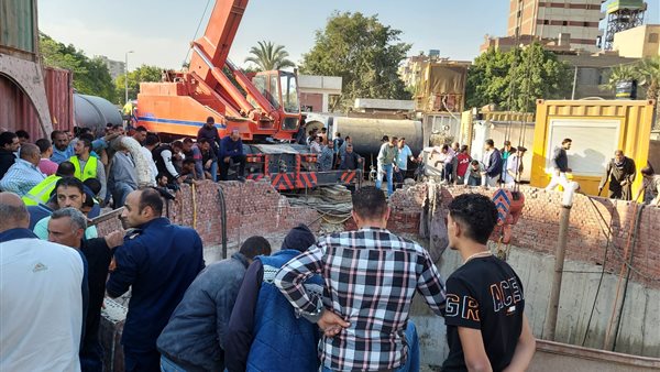 170 6 ضحايا في بيارة الصرف الصحي المنهارة بحلوان وجاري انقاذ المحاصرين