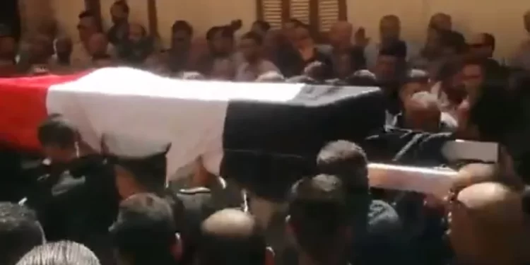 جنازة مدير أمن بورسعيد جنازة عسكرية مهيبة لتوديع مدير أمن بورسعيد من مسقط رأسه بسوهاج