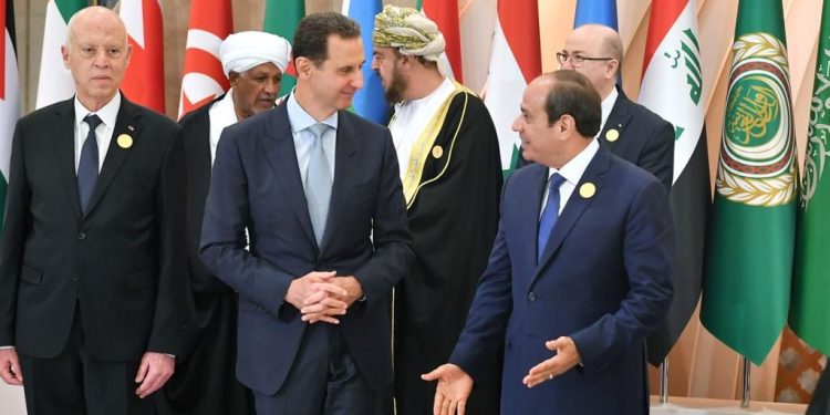 حوار باسم بين الرئيس السيسي وبشار الأسد بقمة جدة