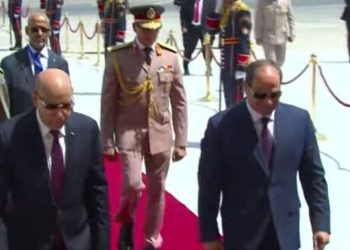 1 28 رئيس موريتانيا في مصر 3 أيام.. استقبال رسمي واستعراض حرس الشرف