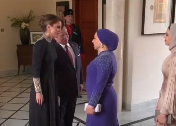 انتصار وآية السيسي في حفل زفاف ولي العهد الأردني