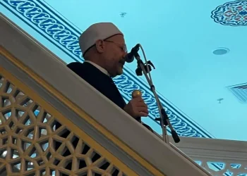 مفتي الجمهورية يلقي خطبة الجمعة بالمسجد الجامع في موسكو