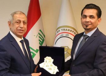 رئيس الأكاديمية ووزير النقل العراقي