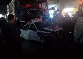 انقلاب تريلا حادث قنا اليوم .. المباحث تضبط سائق النقل قبل هروبه خارج المحافظة