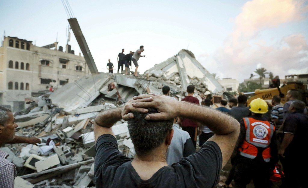 مجزرة دوار النابلسي بغزة