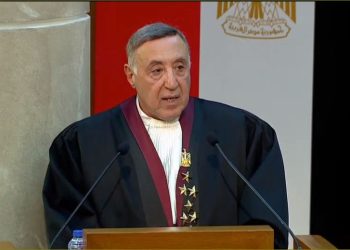 كلمة رئيس المحكمة الدستورية العليا باحتفالية مرور 10 سنوات على دستور 2014