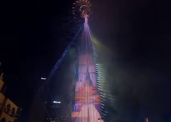 احتفالات رأس السنة 2024 برج خليفة