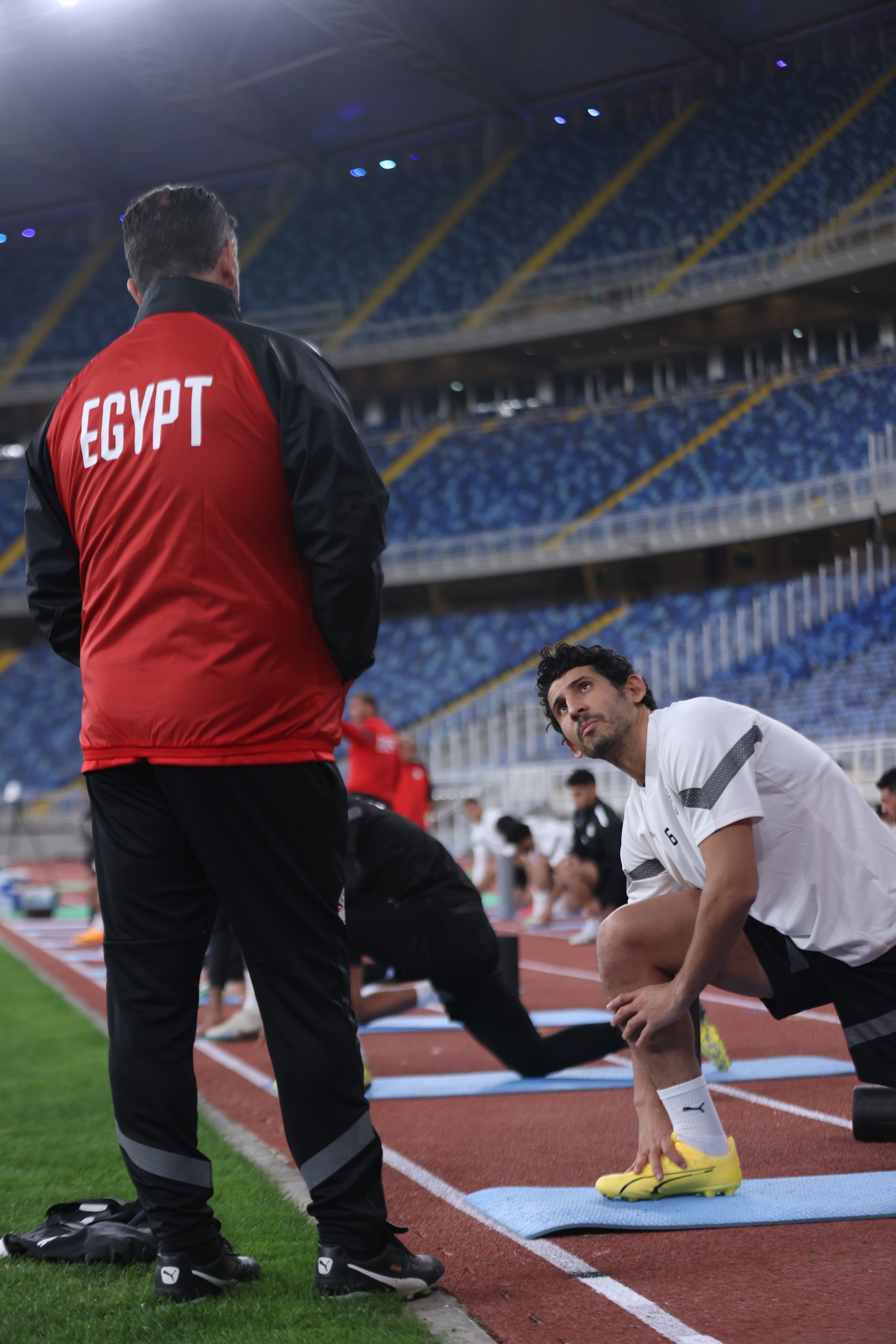 التدريب الأول صور| انطلاق أولى تدريبات منتخب مصر استعدادًا لأمم إفريقيا