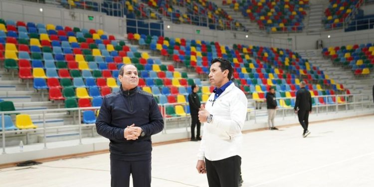 الرئيس السيسي في العاصمة الإدارية السيسي يتفقد مدينة مصر الدولية للألعاب الأولمبية بالعاصمة الإدارية