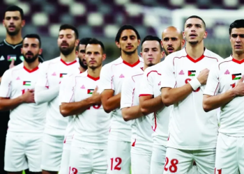 المنتخب المنتخب الفلسطيني لكرة القدم يستعد لنهائيات كأس آسيا