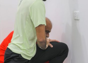 محمد هاني فحوصات طبية و قياسات بدنية للاعبي المنتخب قبل معسكر كأس الأمم الغفريقية