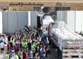 معبر رفح يستقبل 70 شاحنة مساعدات مصر ترد رسميا على شائعات المخطط المصري الإسرائيلي لاجتياح رفح