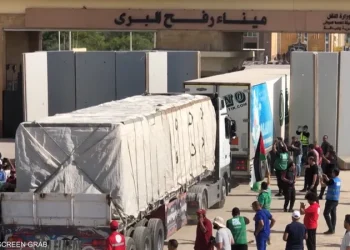 معبر رفح يستقبل 70 شاحنة مساعدات لضحايا غزة