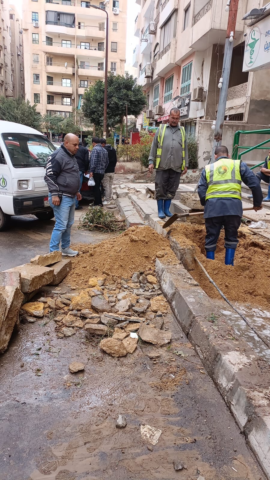 426829951 805803688256765 7155577250855396193 n سبب انقطاع المياه في مدينة نصر وغرق شوارع حي السفارات